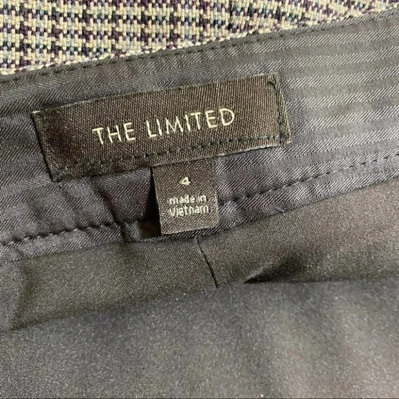 The Limited 4 tan + brown tweed ruffle hem‎ skirt - Picture 5 of 6